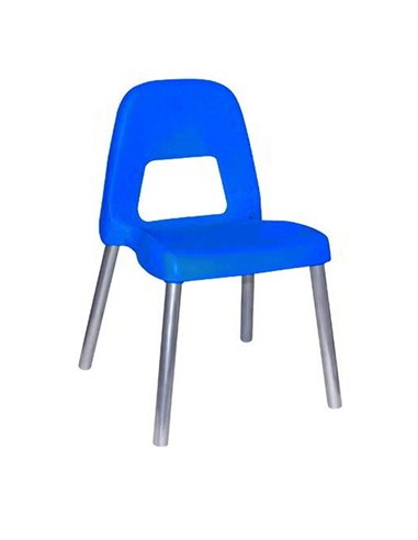 Sedia per bambini Piuma H35cm blu CWR 09387/04