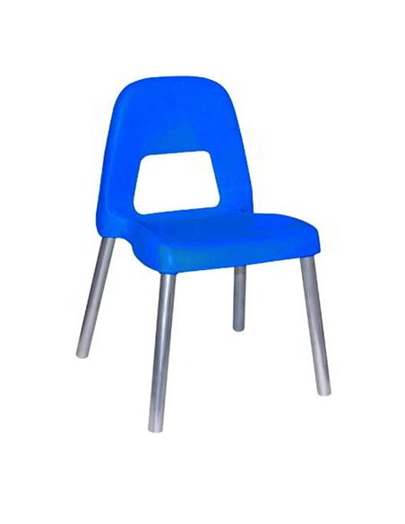 Sedia per bambini Piuma H35cm blu CWR 09387/04