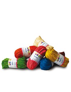 Confezione 10 pezzi Rafia colori assortiti DECO 04775 DECO ACCESSORI DIDATTICI E LAVORI MANUALI