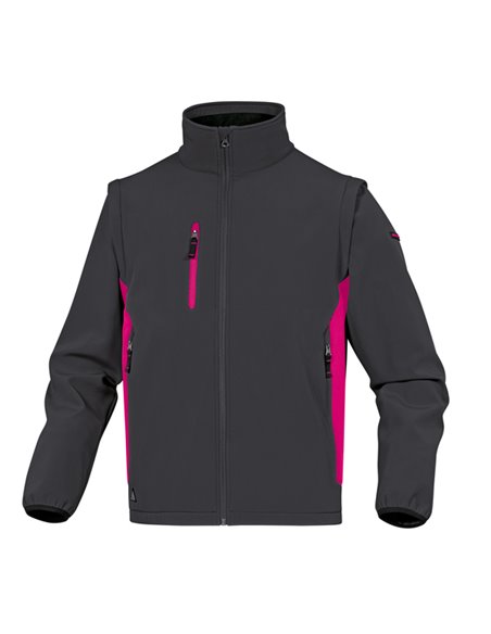 Giacca softshell MySen 2 Tg.M grigio/fucsia MYSE2GFTM