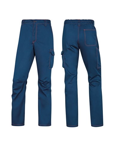 Pantalone da lavoro Panostrpa Tg. L blu/arancio PANOSTRPAMOGT