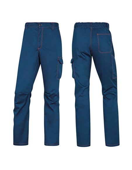 Pantalone da lavoro Panostrpa Tg. L blu/arancio PANOSTRPAMOGT