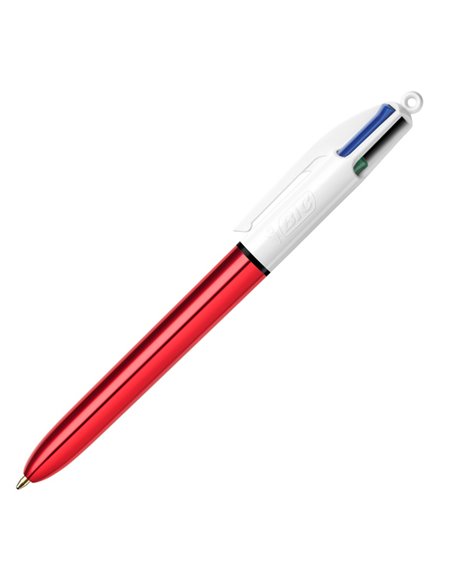 Scatola 12 penna sfera scatto 4 COLORI Shine 964775