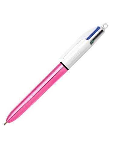 Scatola 12 penna sfera scatto 4 COLORI Shine 964775