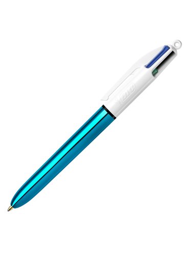 Scatola 12 penna sfera scatto 4 COLORI Shine 964775