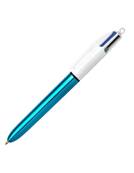 Scatola 12 penna sfera scatto 4 COLORI Shine 964775