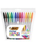 Scatola 15 penna sfera CRISTAL® MULTICOLOR 1,6mm ink ass. BIC® 964899