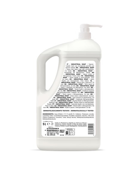 Sapone lavamani Industria Soap 5 Lt in tanica dispenser Sanitec 1045