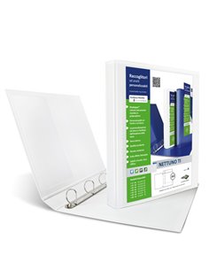 Raccoglitore personalizzabile NETTUNO TI 30 4D A4 22x30cm bianco SEI ROTA 36833001 SEI ROTA RACCOGLITORI PERSONALIZZABILI
