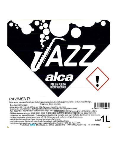 Detergente pavimenti Miles Linea Jazz 1Lt Alca ALC1107 ALCA DETERGENTI-DETERSIVI PER PULIZIA