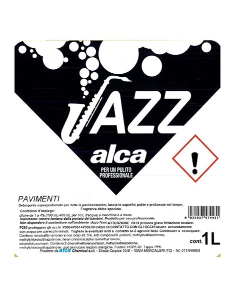 Detergente pavimenti Miles Linea Jazz 1Lt Alca ALC1107 ALCA DETERGENTI-DETERSIVI PER PULIZIA