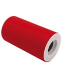 Tulle in rotolo 12,5cmx25mt rosso Big Party 85050.