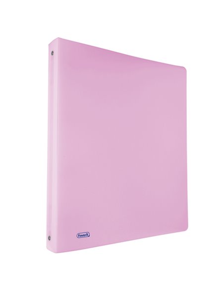 Raccoglitore PPL PASTEL lilla 22x30mm 4R dorso 30 Favorit 400116641 FAVORIT RACCOGLITORI AD ANELLI