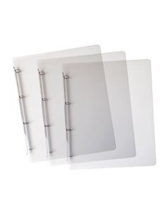 Raccoglitore Lumina 22X30 4 anelli tondi D15 PP trasparente Favorit 400083622