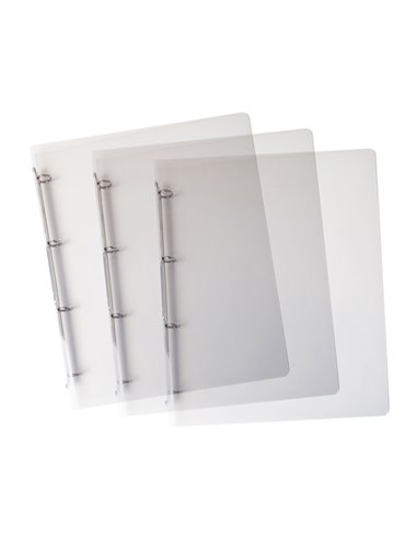 Raccoglitore Lumina 22X30 4 anelli tondi D15 PP trasparente Favorit 400083622