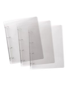 Raccoglitore Lumina 22X30 4 TONDI D30 PP trasparente Favorit 400083623 FAVORIT RACCOGLITORI AD ANELLI