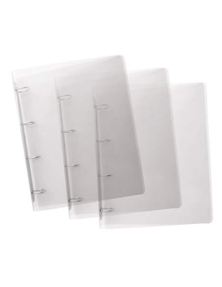 Raccoglitore Lumina 22X30 4 TONDI D30 PP trasparente Favorit 400083623 FAVORIT RACCOGLITORI AD ANELLI