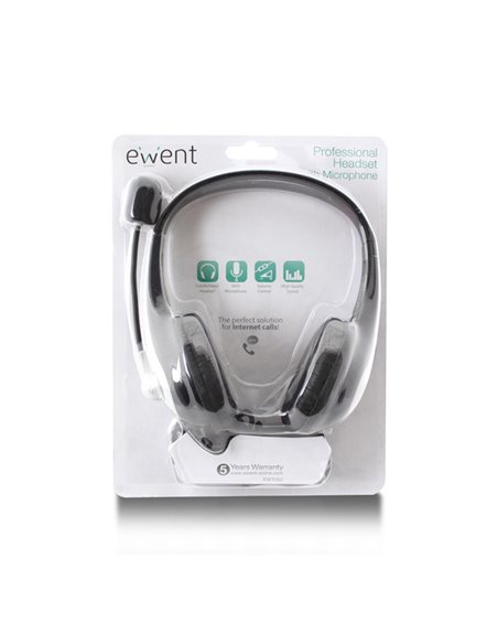 Cuffie con microfono EW3562 Eminent 486621877 Ewent ALTOPARLANTI-MICROFONI-CUFFIE