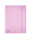 Cartella 3L c/elastico PPL PASTEL lilla f.to utile 24x33cm Favorit 400116602