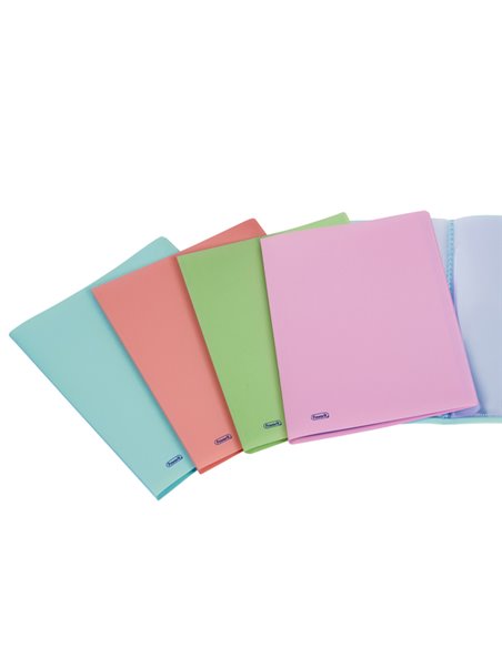 Porta listini PASTEL 60 buste 22X30cm colori ass. Favorit 400115583 FAVORIT PORTALISTINI A BUSTE FISSE