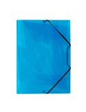 Cartella 3L C/elastico blu LUMINA 22X30 D0-3 Favorit 400116644
