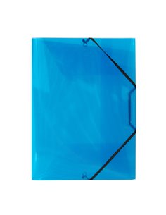 Cartella 3L C/elastico blu LUMINA 22X30 D0-3 Favorit 400116644