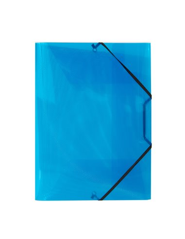 Cartella 3L C/elastico blu LUMINA 22X30 D0-3 Favorit 400116644
