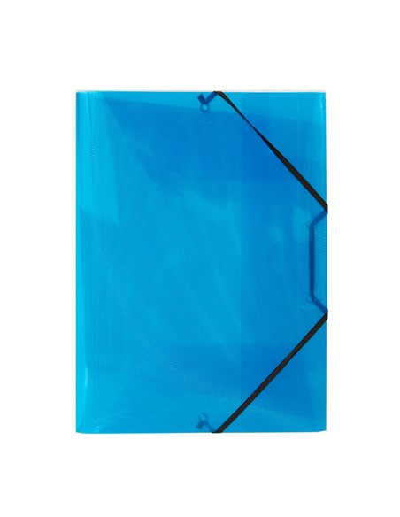 Cartella 3L C/elastico blu LUMINA 22X30 D0-3 Favorit 400116644