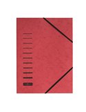 Cartellina rossa con elastico in cartoncino A4 PAGNA 24001-01