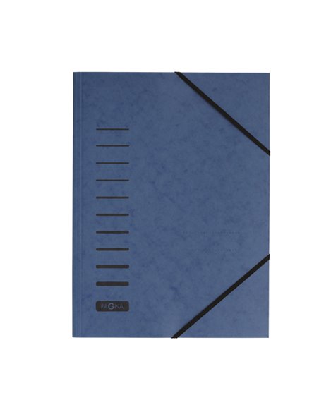 Cartellina blu con elastico in cartoncino A4 PAGNA 24001-02 PAGNA CARTELLE CON ELASTICO