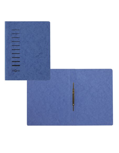 Cartellina blu in cartone con pressino fermafogli A4 PAGNA 28001-02 PAGNA CARTELLINE A TRE LEMBI