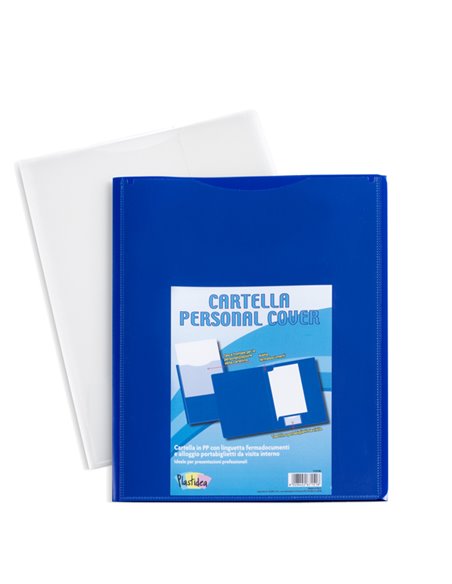 Conf 5 cartelle in pp personal cover blu 240x320mm Iternet 7151BL