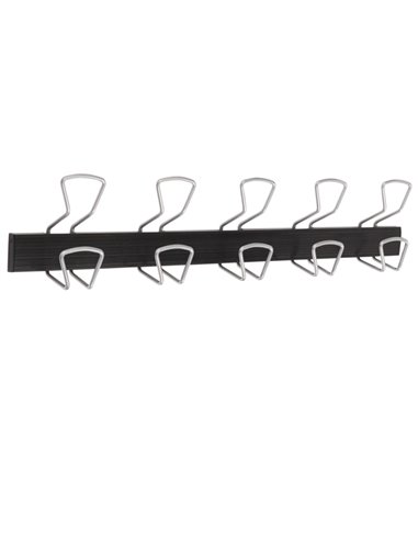 Appendiabiti da muro a 5 Posti L76cm Alba PMPRO5M ALBA APPENDIABITI
