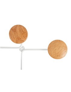 Appendiabiti da muro a 6 Posti L25cm Alba PMSIXBC ALBA APPENDIABITI 2