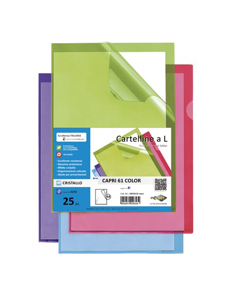 25 cartelline a L lilla CAPRI 61 color sei rota 26316118