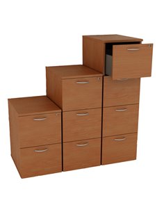 Classificatore 4 CASSETTI per cartelle sosp. H141,2cm Noce Chiaro - Filing FILING 4DR_4 ARTEXPORT CLASSIFICATORI E CASSETTIER...
