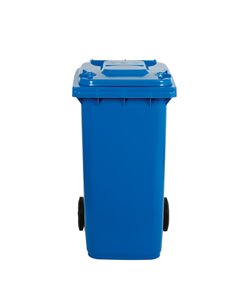 Bidone carrellato 240Lt blu per raccolta differenziata 1/240/5-BLB Mobil Plastic PATTUMIERE E BIDONI