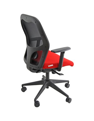 Seduta operativa Hubble Pro Memory rosso con braccioli regolabili HUHUPM/BR/IR Unisit SEDUTE OPERATIVE
