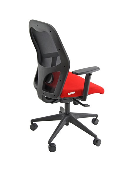 Seduta operativa Hubble Pro Memory rosso con braccioli regolabili HUHUPM/BR/IR Unisit SEDUTE OPERATIVE