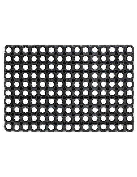 Zerbino Gummy 40x80cm Nero Velcoc ZGGUMM4080 VELCOC PENSILINE-TAPPETI-ZERBINI