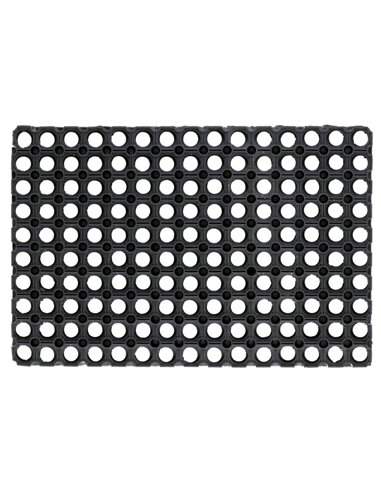 Zerbino Gummy 100x150cm Nero Velcoc ZGGUMM9914 VELCOC PENSILINE-TAPPETI-ZERBINI