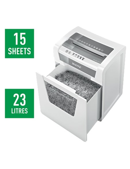 Distruggidocumenti a frammenti Office P4 Leitz IQ 80030000 LEITZ A FRAMMENTI E MICROFRAMMENTI
