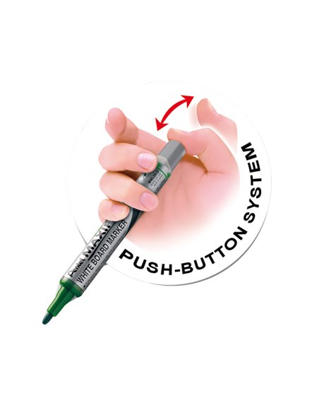 Marcatore per lavagne punta conica 4mm blu MaxiFlo Pentel MWL5S-C PENTEL A BASE D'ACQUA