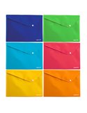 6 buste c/bottone in PPL Colorosa 33x24.5cm colori assortiti RiPlast 361908