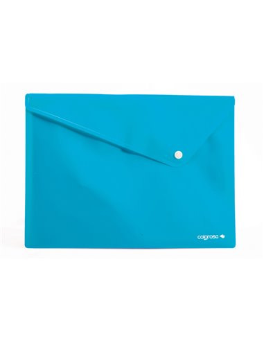 6 buste c/bottone in PPL Colorosa 33x24.5cm colori assortiti RiPlast 361908 Colorosa CARTELLINE IN PLASTICA CON BOTTONE