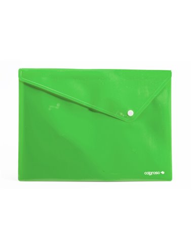 6 buste c/bottone in PPL Colorosa 33x24.5cm colori assortiti RiPlast 361908 Colorosa CARTELLINE IN PLASTICA CON BOTTONE