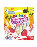 Astuccio 8 pennarelli Perfume doppia punta maxi e stamp colori assortiti CARIOCA 42988