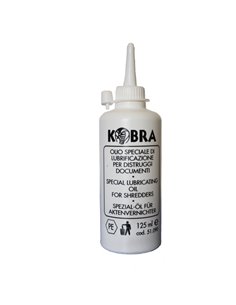 Olio per lubrificazione dei coltelli - flacone 125ml - Kobra 51.091 KOBRA ACCESSORI PER DISTRUGGIDOCUMENTI