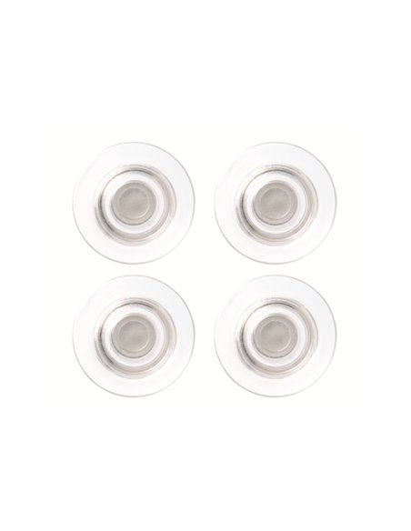 Blister 4 Magneti extra-forti trasparenti Ø32mm Nobo 1904116 NOBO MAGNETI E SPILLI CARTOGRAFICI