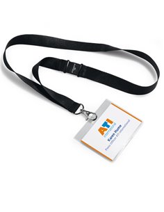 5 Portanome 60x90mm con cordoncino 8600 Durable 8600-01 DURABLE PORTABADGE E ACCESSORI